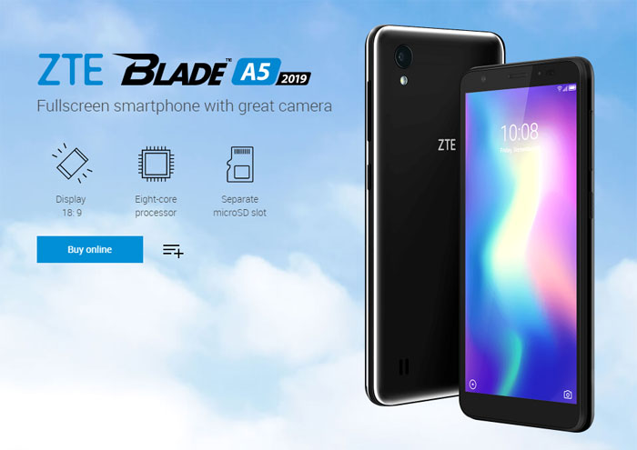 Как поменять дисплей на zte blade a5 2019