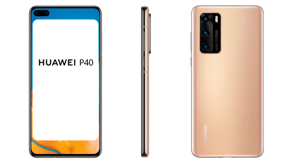 huawei p40 render