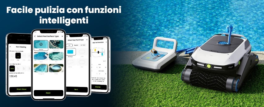 degrii zima pro robot per piscina